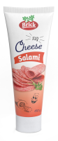 Processed cheese with ham in tube