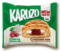 Karuzo světlé s cheesecake-třešňovou náplní