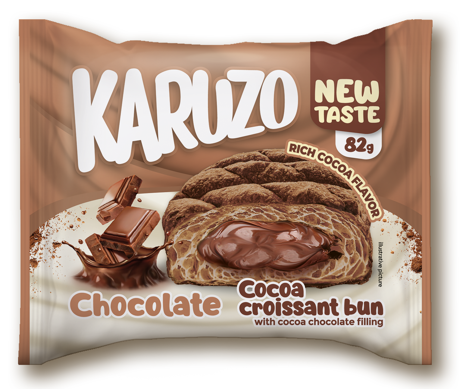 Karuzo 80g dark choco new