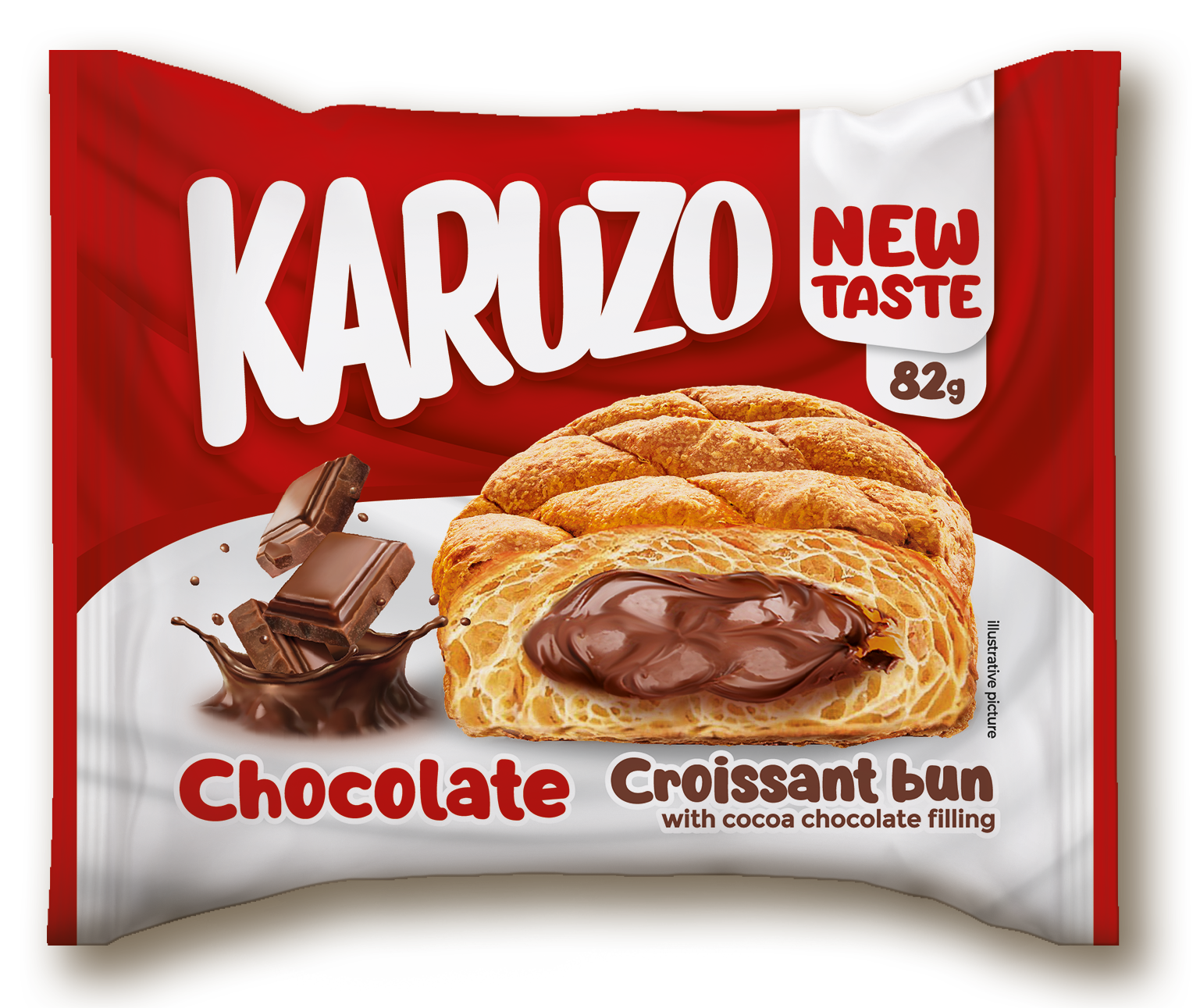 Karuzo 80g white choco new